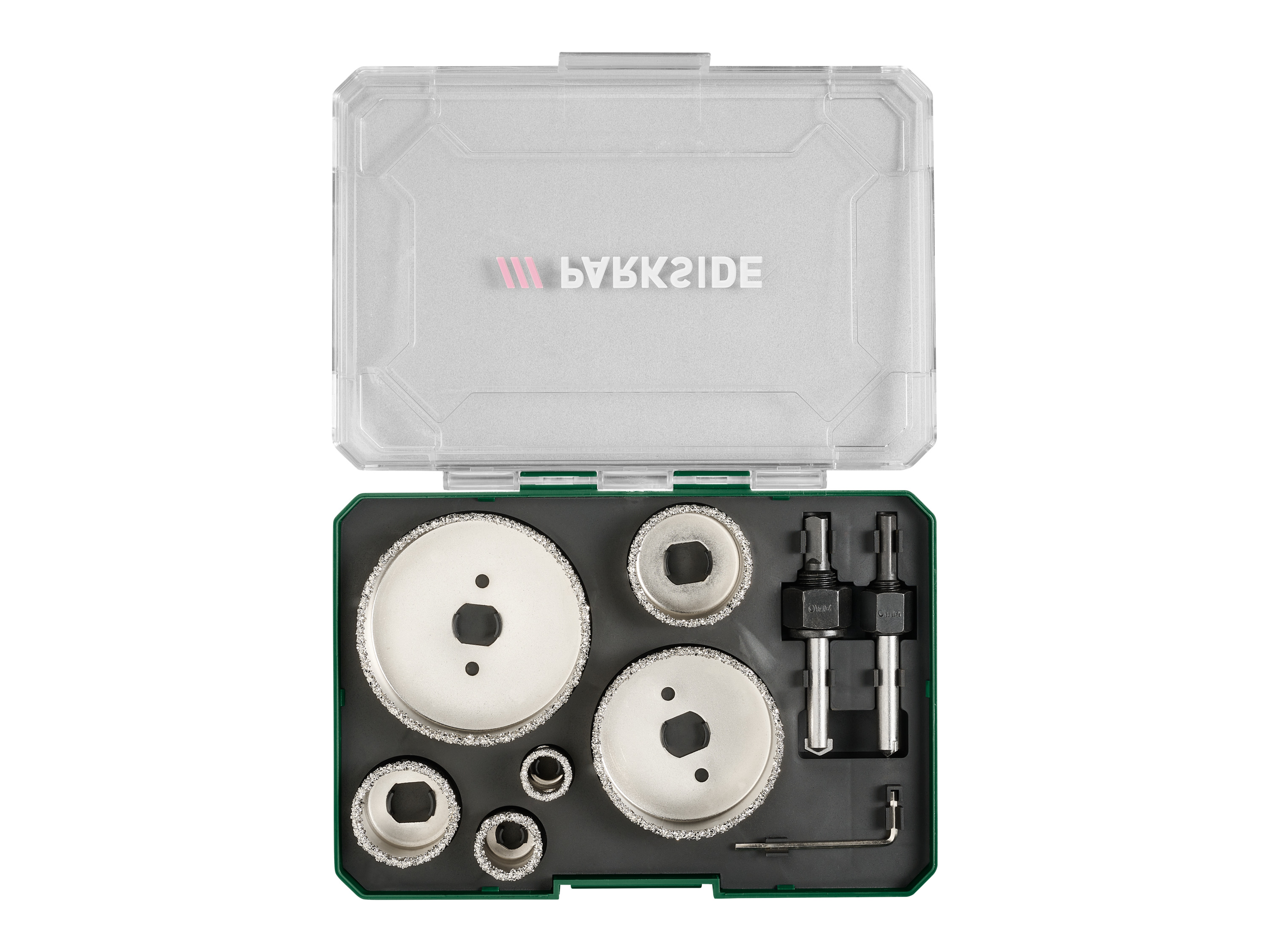 ParksideÂ® Sada dÄ›rovacĂ­ch pil, 9dĂ­lnĂˇ (sada dÄ›rovacĂ­ch pil z tvrdokovu Plss 2 A1)