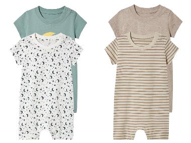 lupilu® Chlapecký overal na spaní s BIO bavlnou, 2 kusy