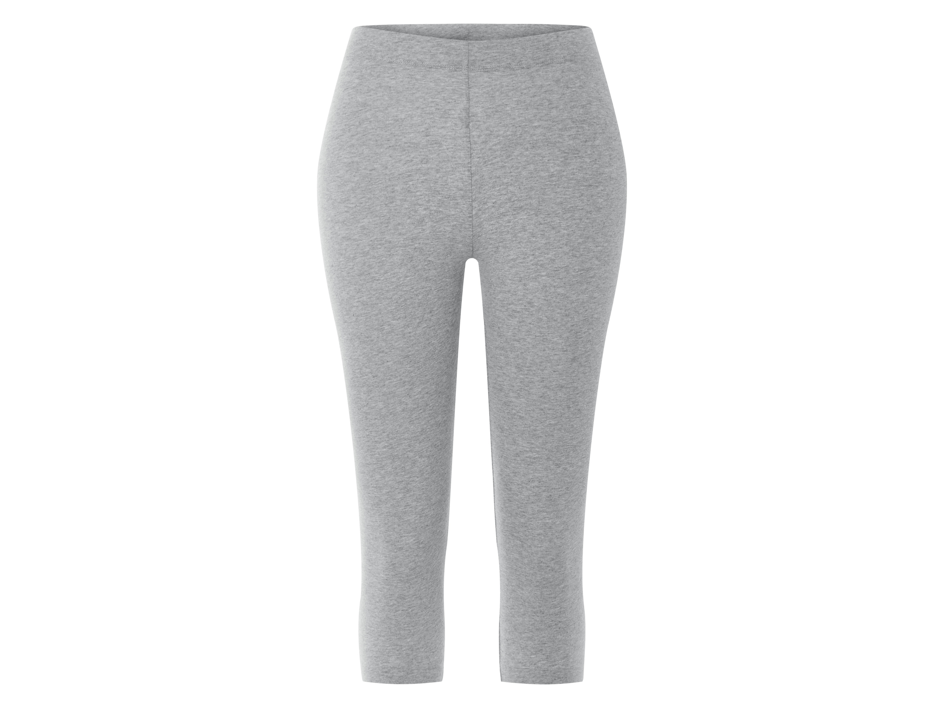 esmara® Dámské capri legíny s BIO bavlnou (šedá, L(44/46))