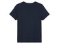 Tmavě modré tričko s krátkým rukávem.