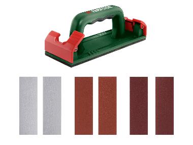 PARKSIDE® Ruční bruska / Sada brusných papírů