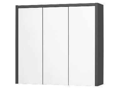 LIVARNO home Zrcadlová skříňka Oslo, antracitová