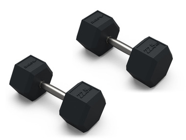 Sada šestihranných činek, 22,5 kg, 2dílná