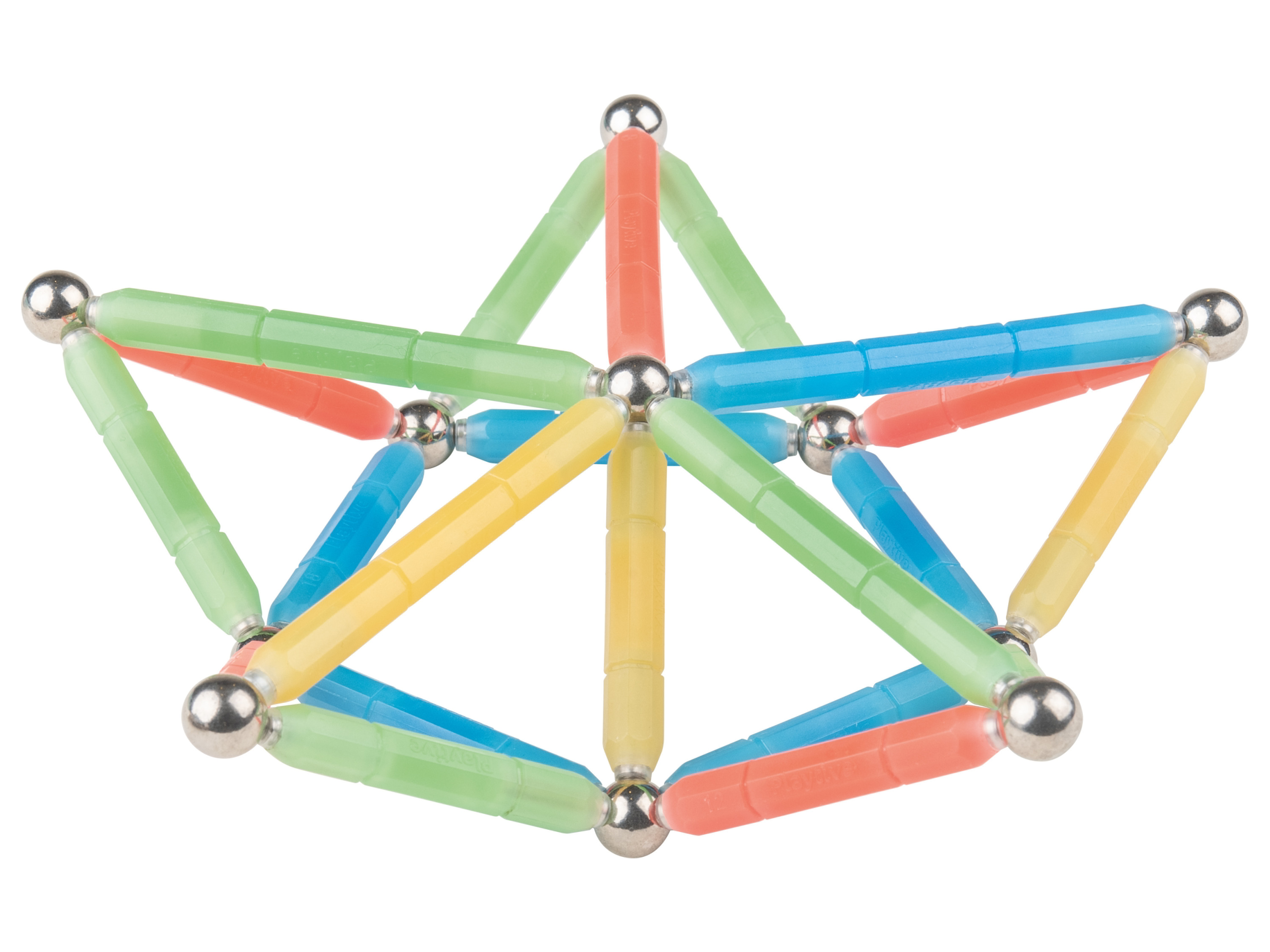 Playtive Magnetická stavebnice (svíticí)