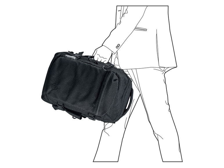  Zobrazit na celou obrazovku TOPMOVE® Příruční zavazadlo batoh / Příruční zavazadlo cestovní taška - Obrázek 11