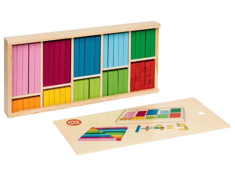  Zobrazit na celou obrazovku Playtive Dřevěná výuková hra Montessori - počítání - Obrázek 22