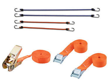 PARKSIDE® Upínací pás s ráčnou / Sada upínacích gumových popruhů / Sada upínacích popruhů s rychlouzávěrem