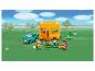 Sada LEGO Animal Crossing s karavanem, autem a figurkami zvířat.