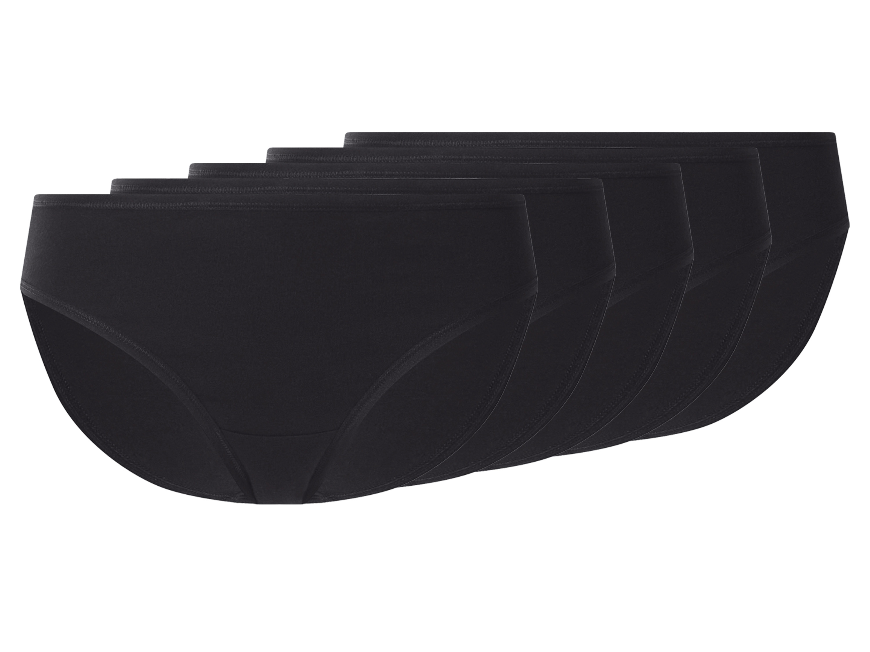 esmara® Dámské kalhotky, 5 kusů (černá, S(36/38))