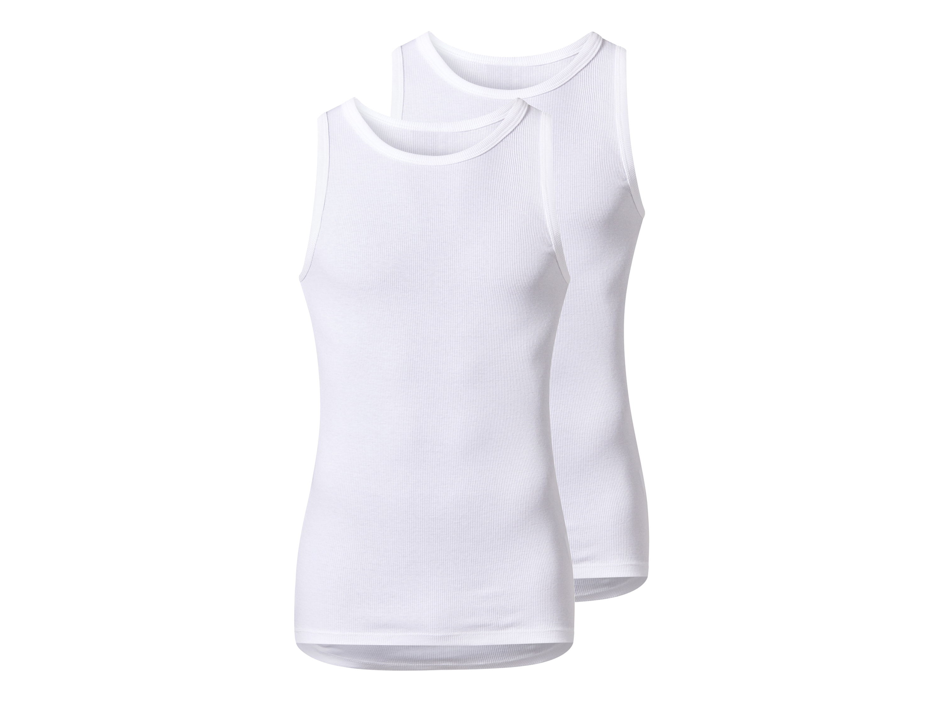 esmara® Pánský nátělník, 2 kusy (bílá, 7/Xl)