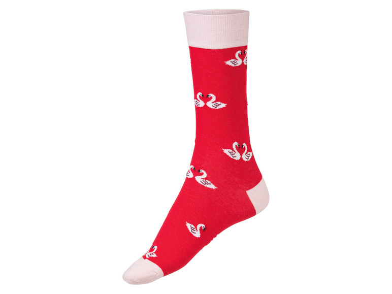  Zobrazit na celou obrazovku Fun Socks Ponožky s romantickým vzorem v dárkovém balení, 3 páry - Obrázek 4