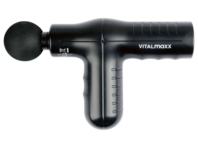  Zobrazit na celou obrazovku VitalMaxx Mini masážní pistole se 4 nástavci - Obrázek 2