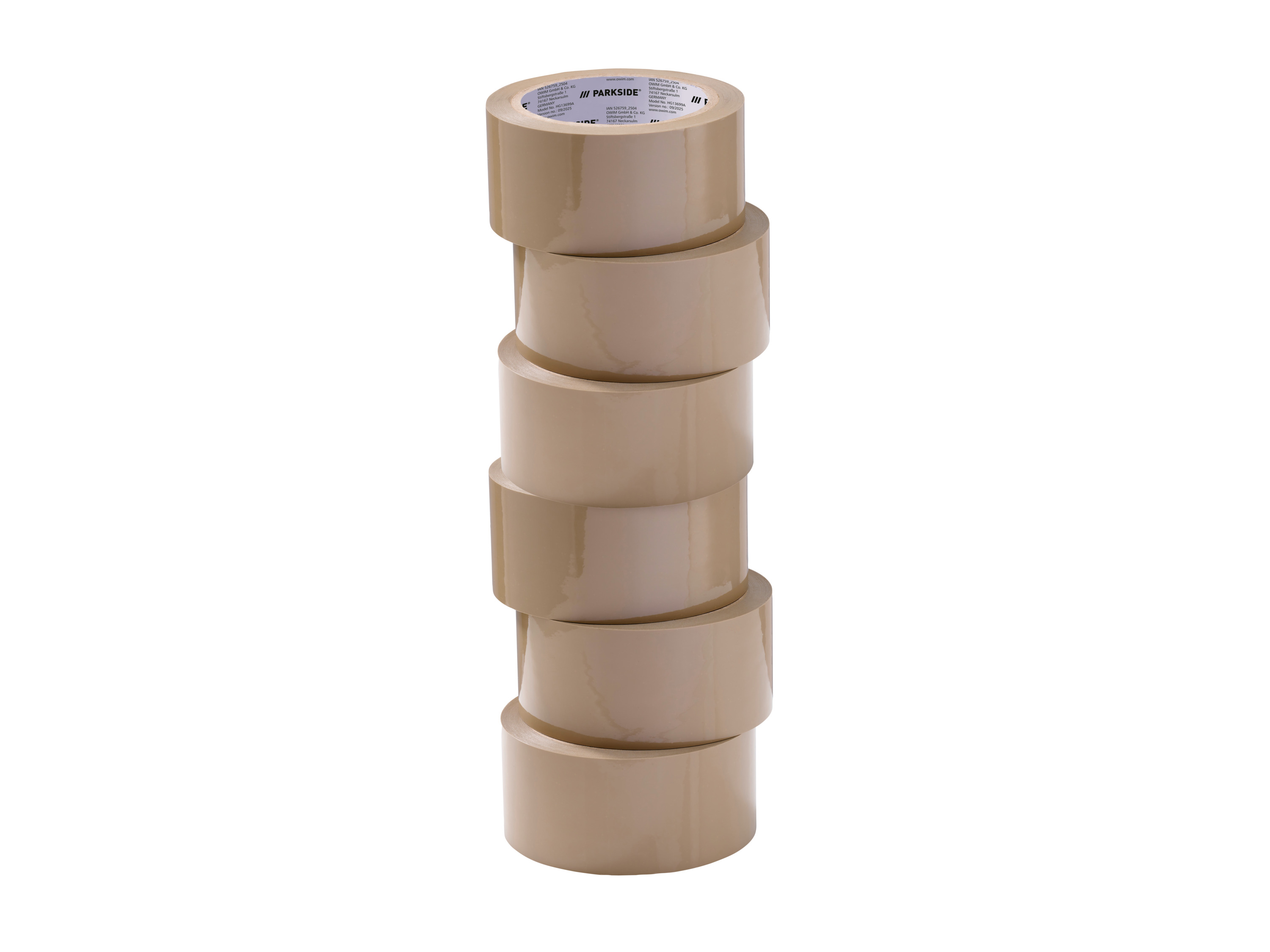 Parkside® Sada lepicích pásek, 6dílná (hnědá)