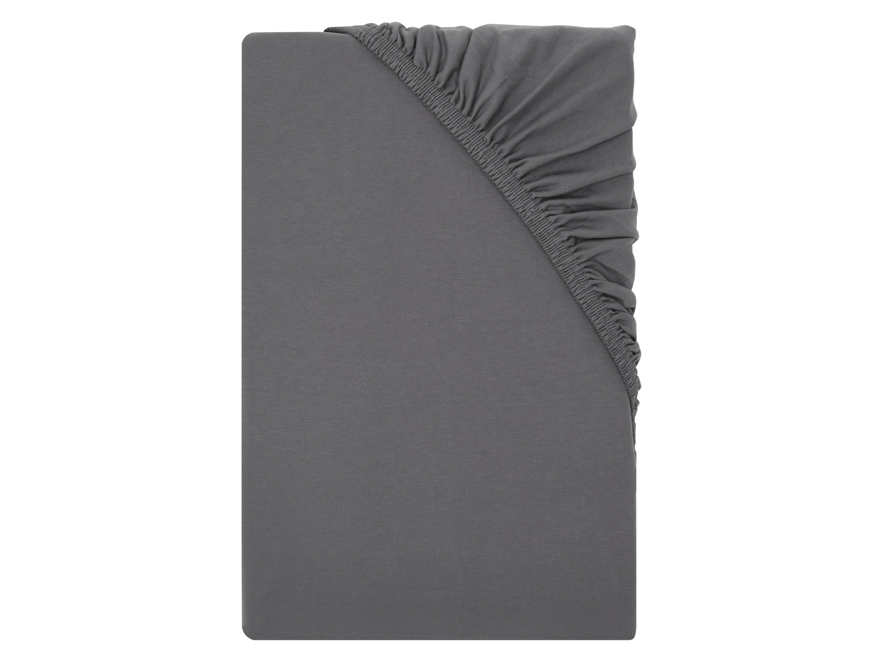 Livarno® Žerzejové napínací prostěradlo, 90-100 x 200 cm (šedá)