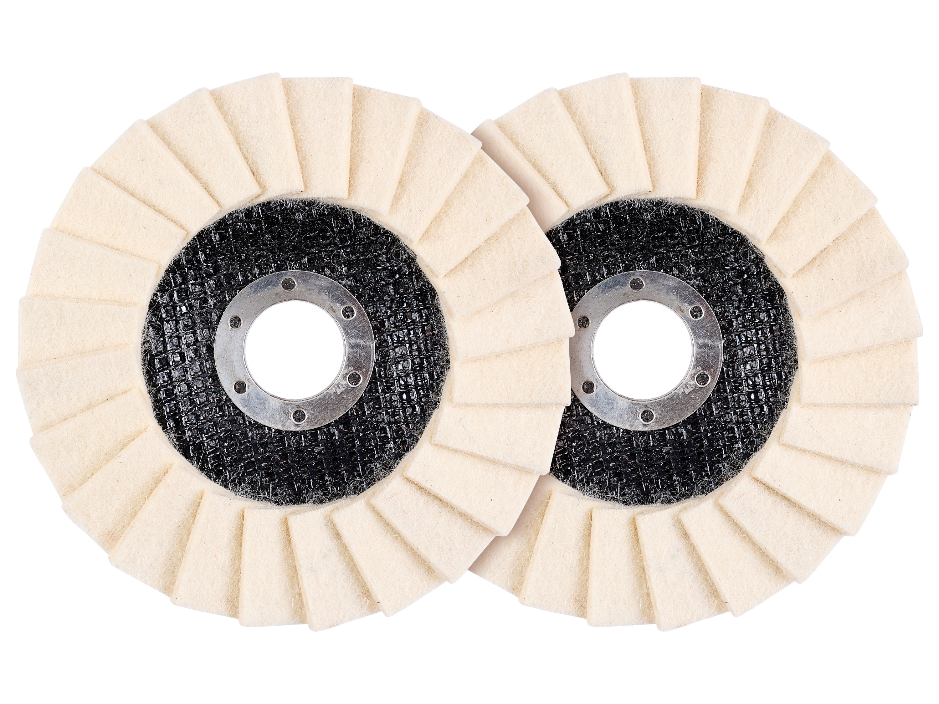 Parkside® Příslušenství k úhlové brusce, Ø 125 mm (lešticí kotouč z plsti, 2dílná sada)