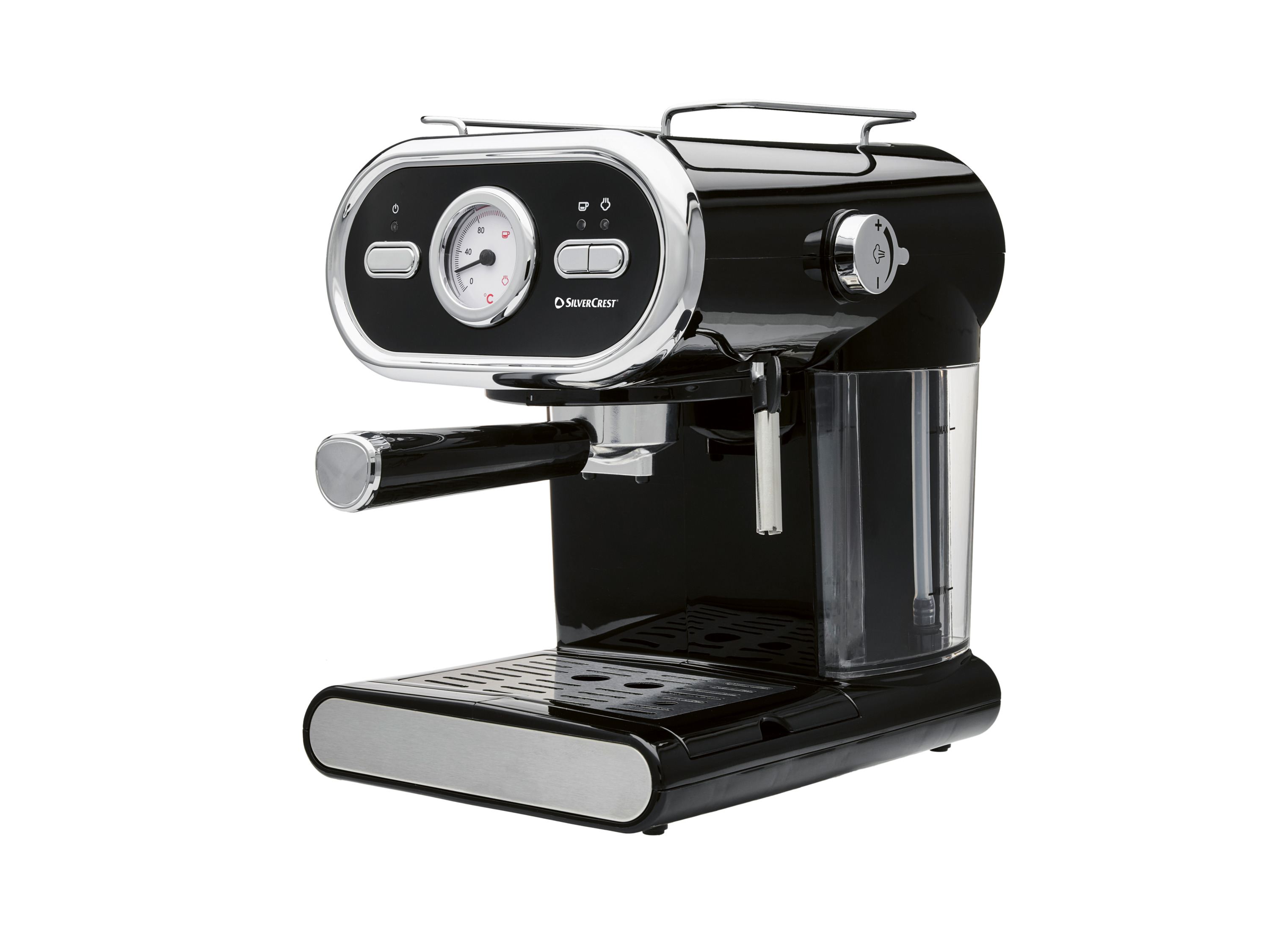 Silvercrest® Espresso kávovar SEM 1100 E1, černá
