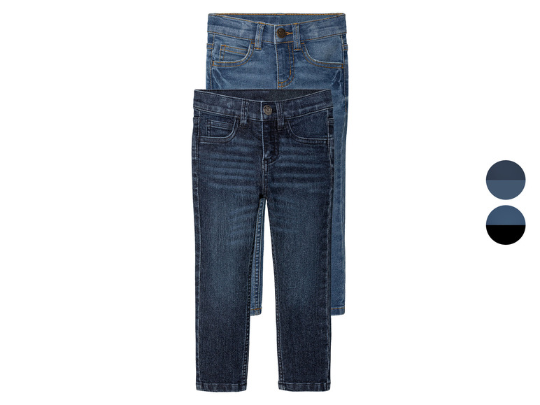  Zobrazit na celou obrazovku Dětské džíny "Slim Fit", 2 kusy - Obrázek 1