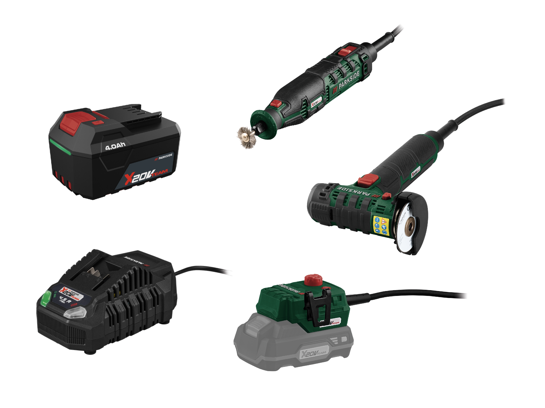 Parkside® Aku modelářská sada Pmbsa 20-Li A1, 4 Ah