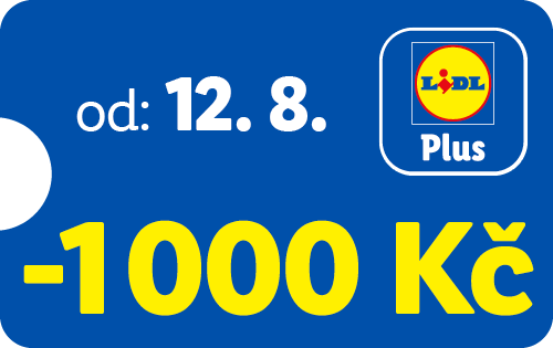 Sleva 1000 Kč od 12.8.