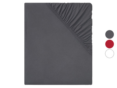 LIVARNO home Žerzejové napínací prostěradlo, 180-200 x 200 cm
