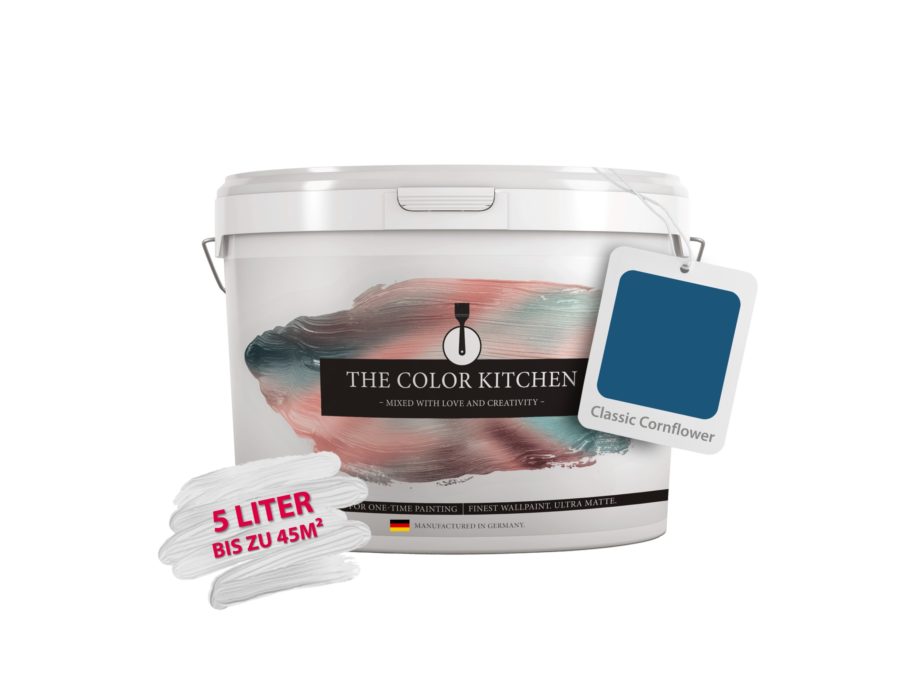 AS Création Barva na stěnu (Klasická chrpová modř)