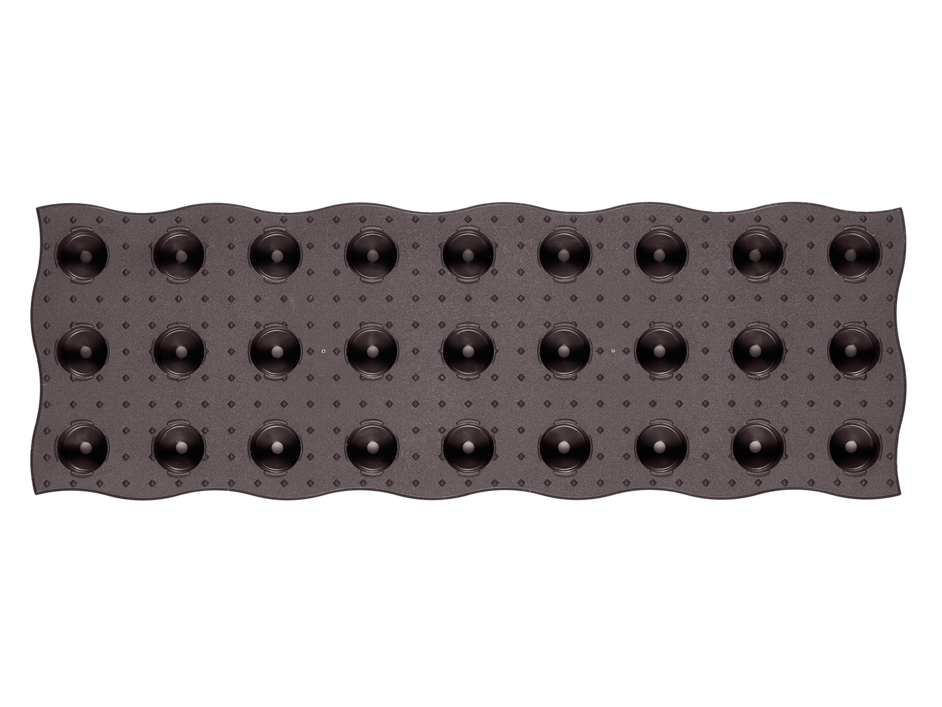 Garantia Záhonový panel 70 x 24 cm, hnědý