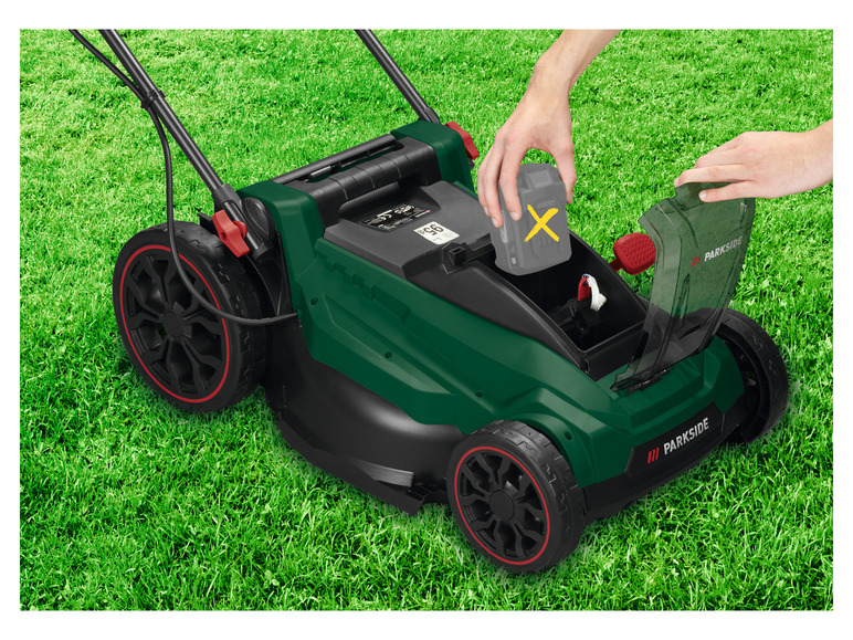  Zobrazit na celou obrazovku PARKSIDE® Aku sekačka na trávu PRMA 40-Li C1, 2x 4 Ah - Obrázek 8