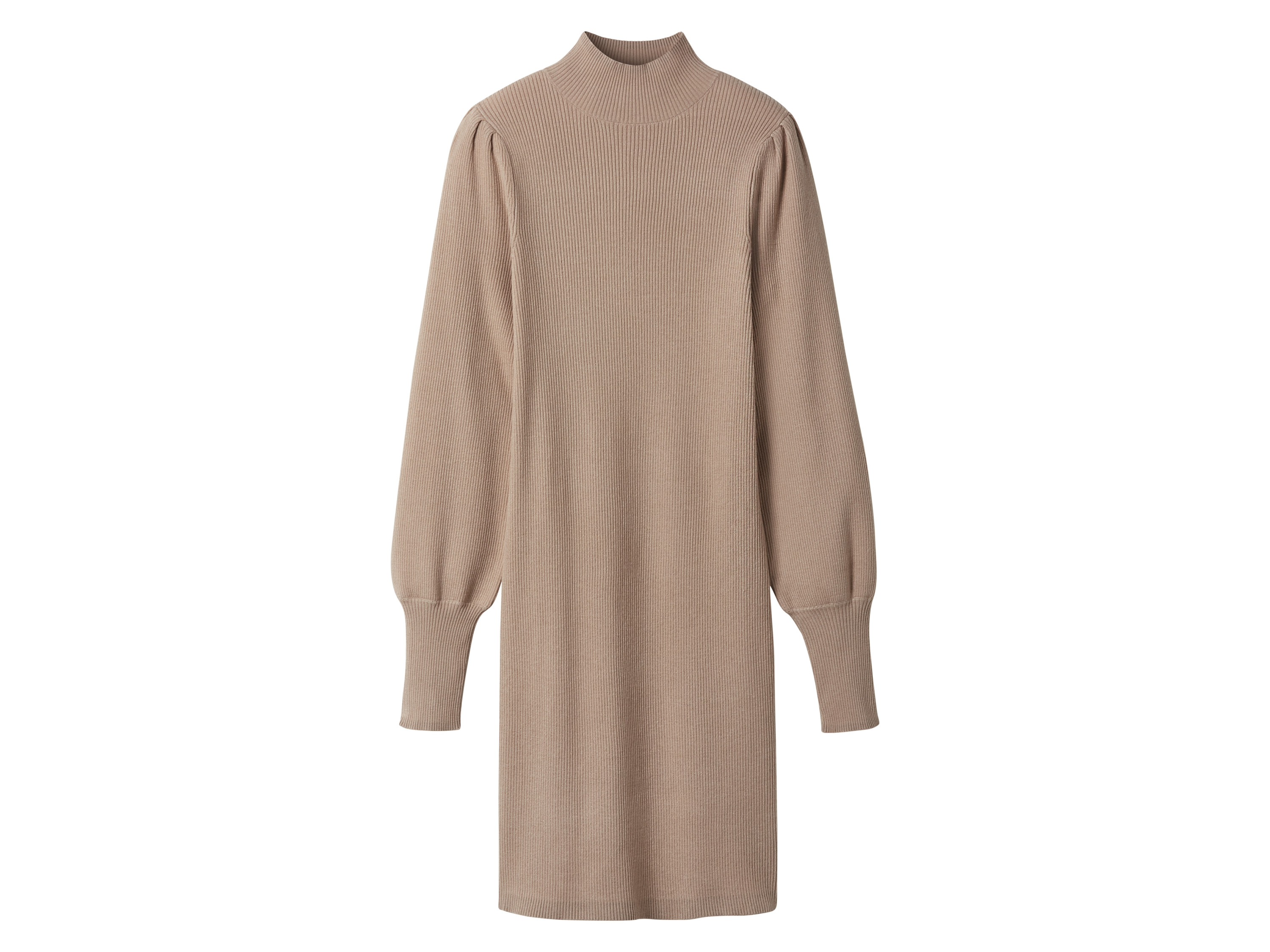 esmara® Dámské úpletové šaty (béžová, M(40/42))