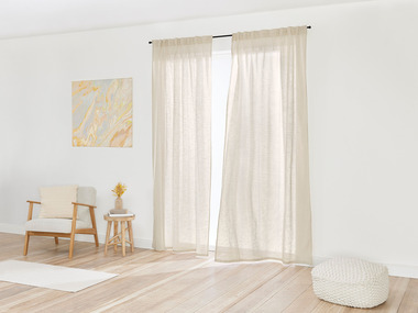 LIVARNO home Sada závěsů, 2dílná, 135 x 254 cm
