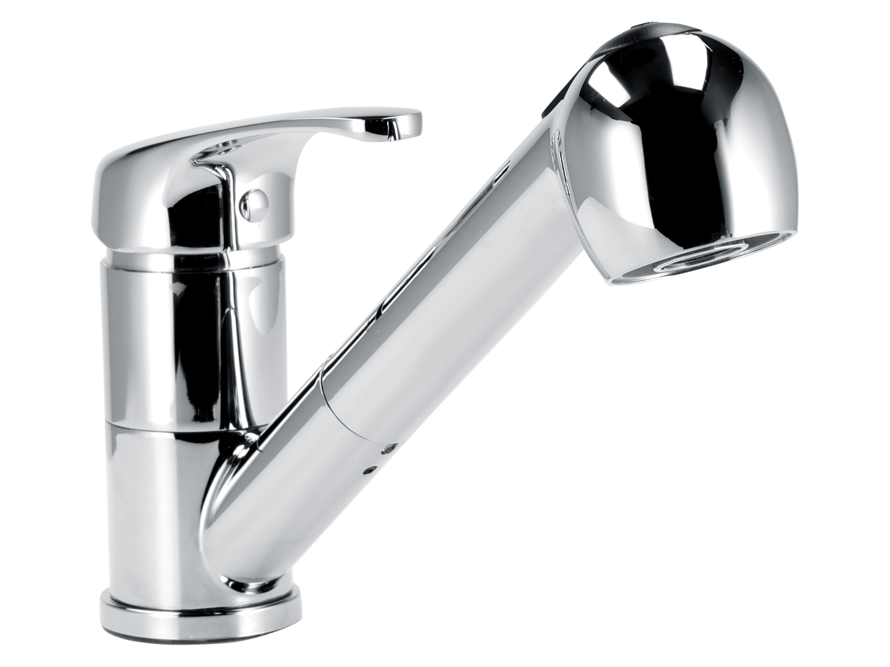 Livarno® Páková kuchyňská baterie s výsuvnou sprchou (chrom)