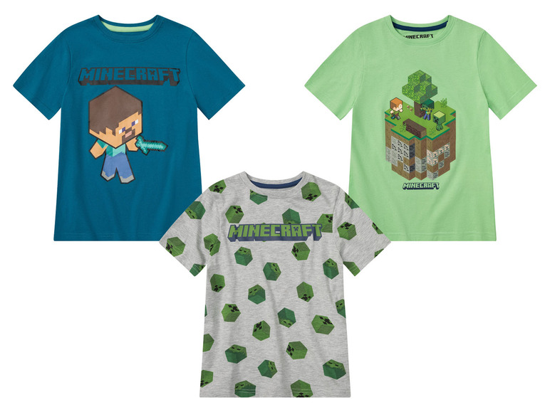  Zobrazit na celou obrazovku Minecraft Dětské tričko - Obrázek 1