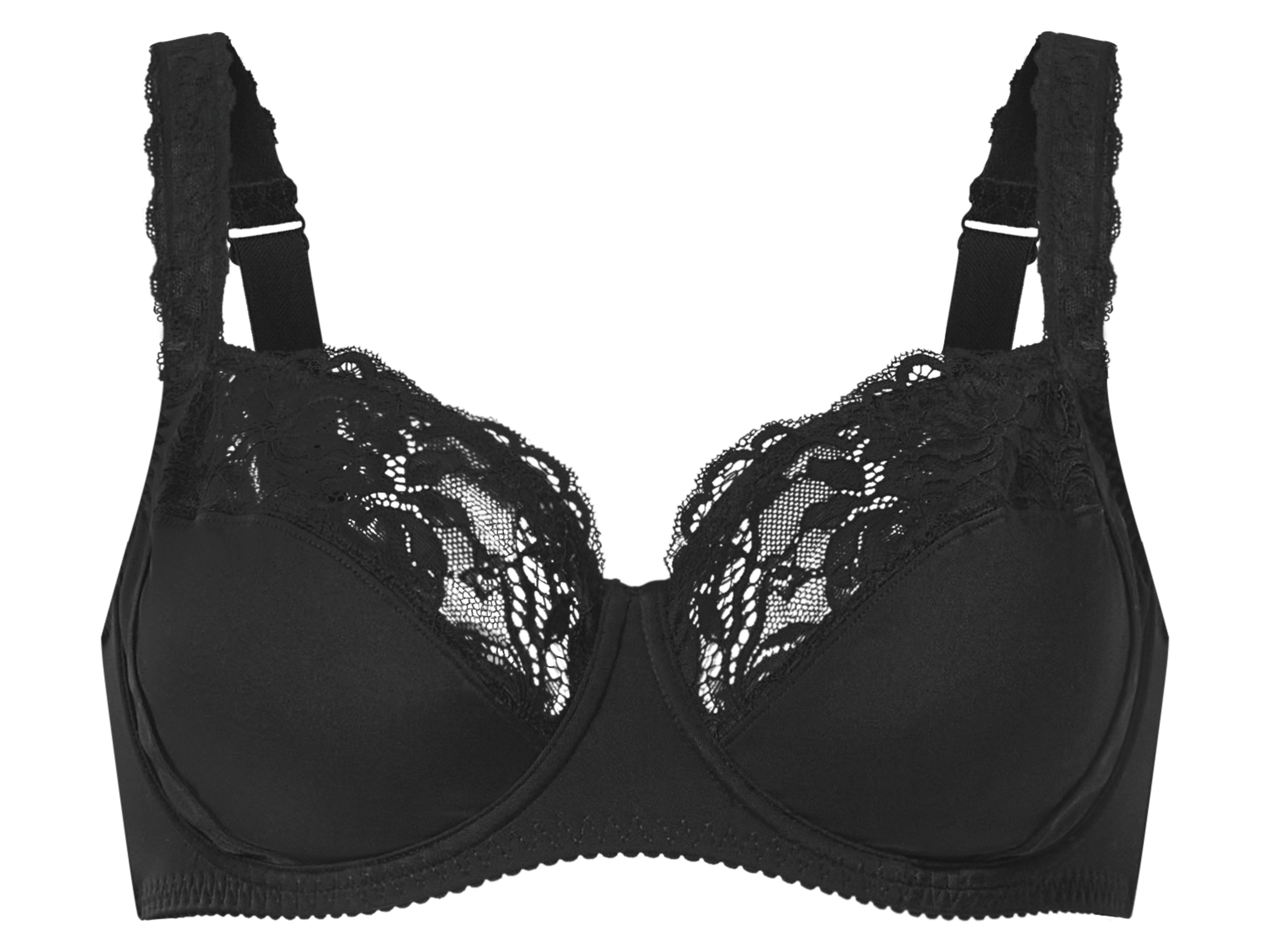 esmara® Dámská podprsenka s krajkou (černá, 95D)