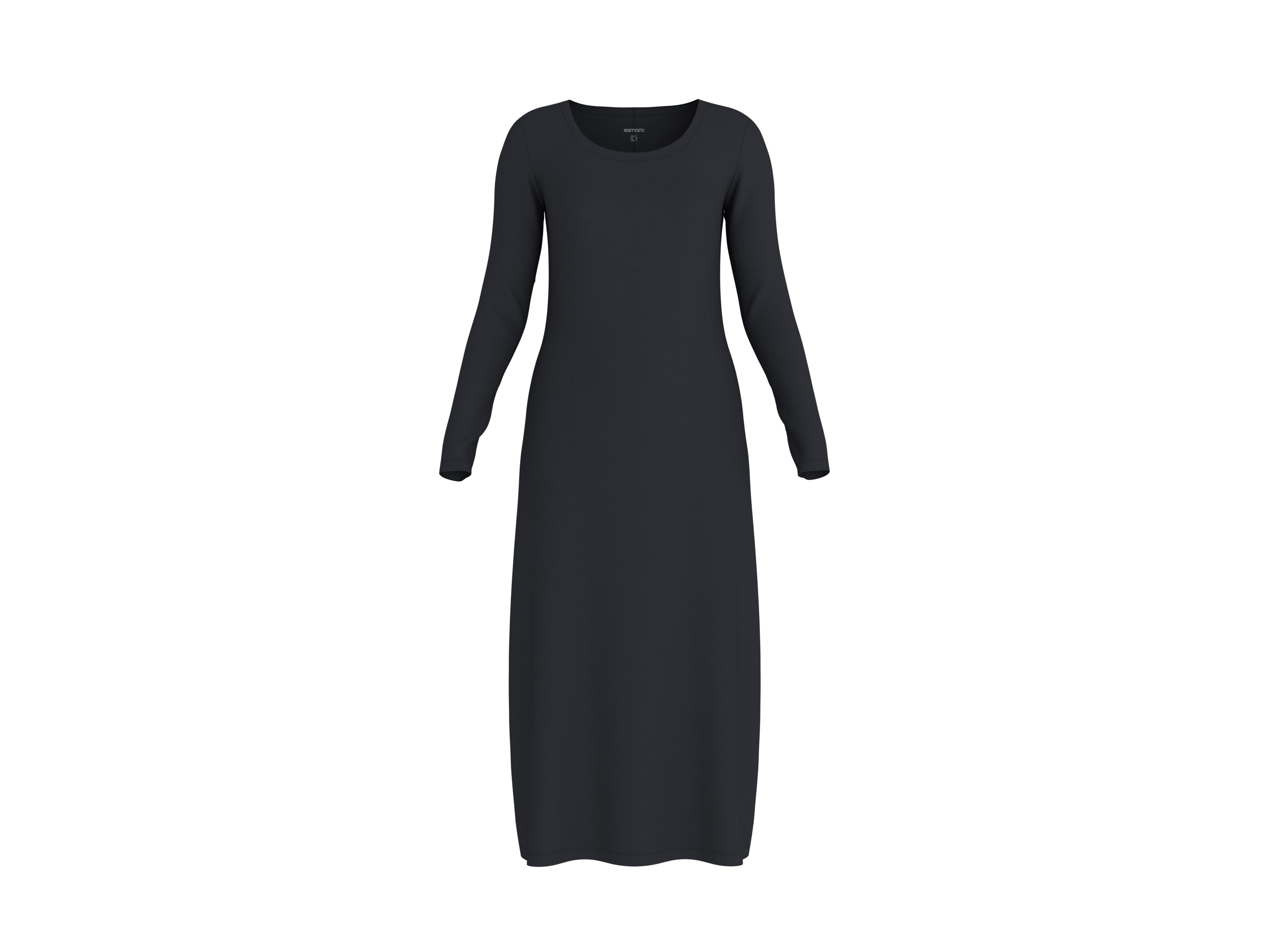 Esmara® Dámské midi šaty (černá, S(36/38))