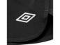 Černé šortky s bílým logem značky Umbro.