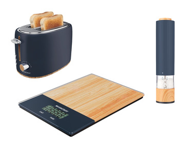 SILVERCREST® Sada kuchyňských spotřebičů SH 100, 3dílná, modrá