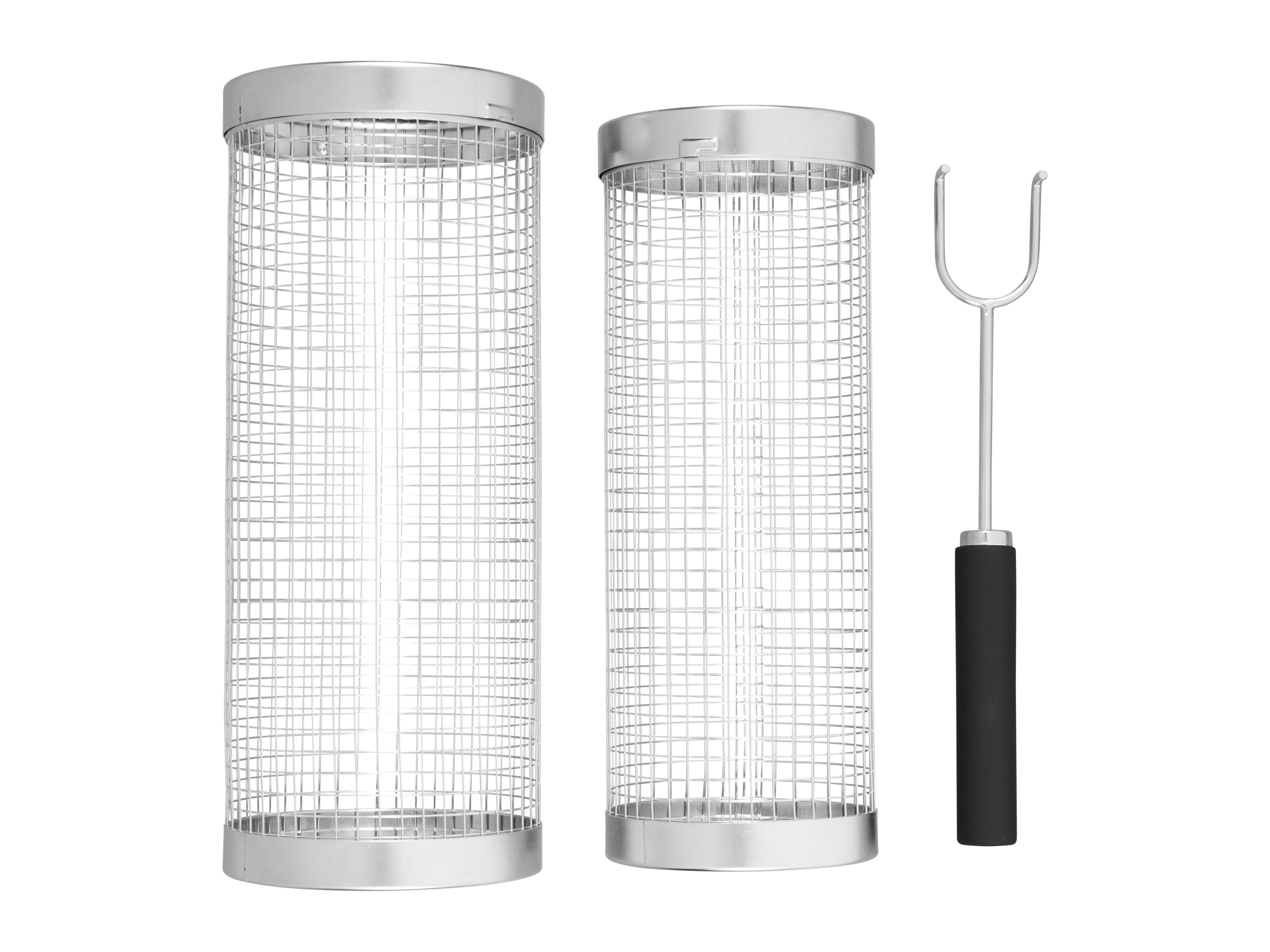 Grillmeister Příslušenství na grilování (sada válcových košíků, 2dílná)