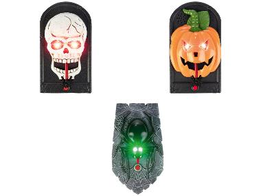 Halloweenský zvonek na dveře se zvuky a LED osvětlením