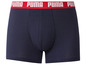 Modré boxerky s červeným pruhem Puma.