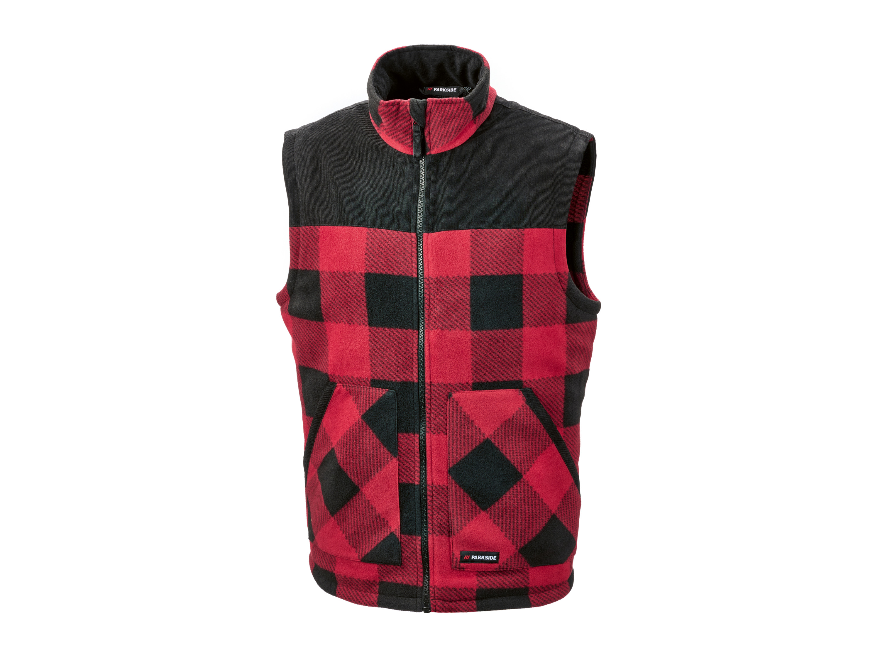 Parkside® Pánská fleecová vesta (červená, XL (56/58))