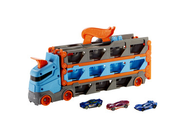 Hot Wheels Přepravník závodní dráhy, vč. 3 vozidel