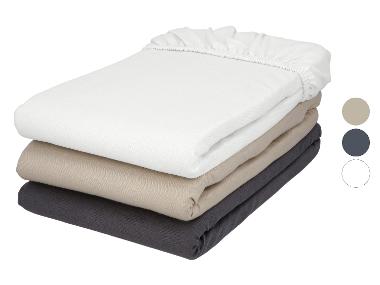 LIVARNO® Napínací prostěradlo z jemného flanelu, 140-160 x 200 cm