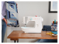 Šicí stroj Singer M1505, modrá patchwork a ladící látky.
