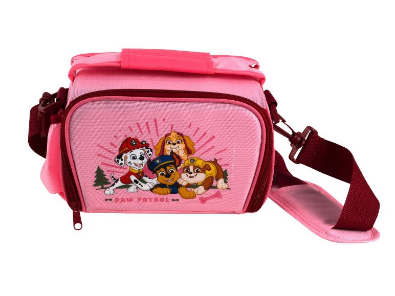 Růžová dětská krabička na svačinu Paw Patrol.