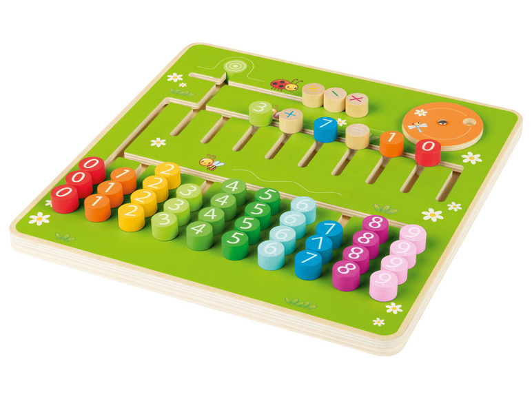  Zobrazit na celou obrazovku Playtive Dřevěná výuková hra Montessori - počítání - Obrázek 8
