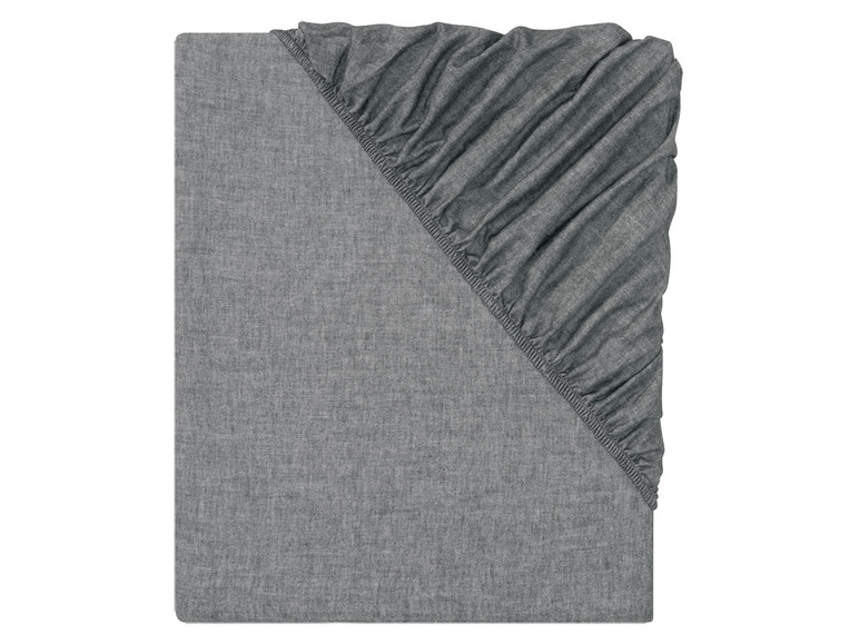  Zobrazit na celou obrazovku LIVARNO home Napínací zimní prostěradlo Chambray, 90–100 x 200 cm - Obrázek 4