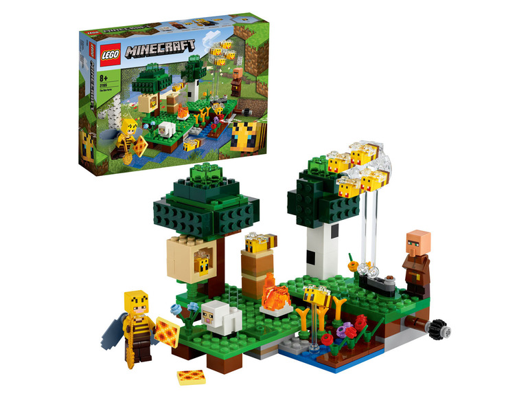  Zobrazit na celou obrazovku Lego Minecraft 21165 Včelí farma / 21171 Koňská stáj / 21178 Liščí chata / 21179 Houbový domek - Obrázek 3