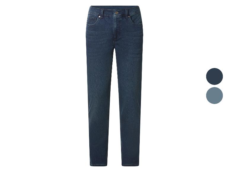 Pánské tmavě modré slim fit džíny se dvěma barevnými variantami
