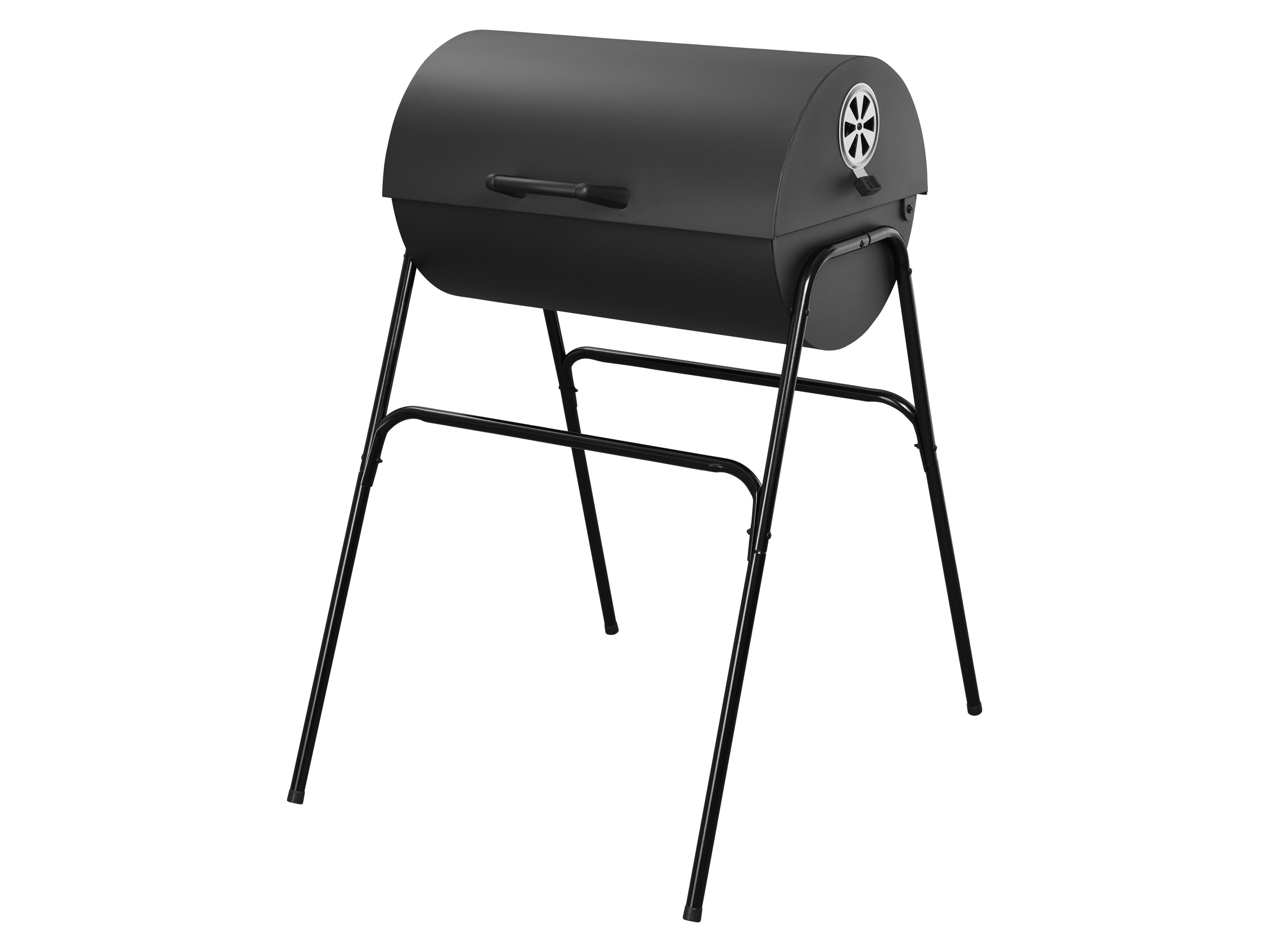 Grillmeister Sudový gril na dřevěné uhlí Kansas