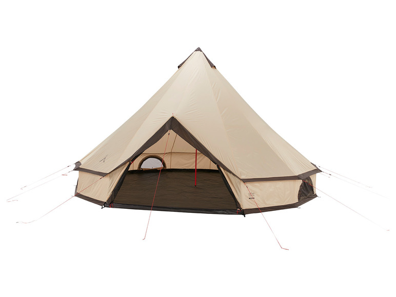 Stan s tvarem teepee z plátna Canvas Camp.