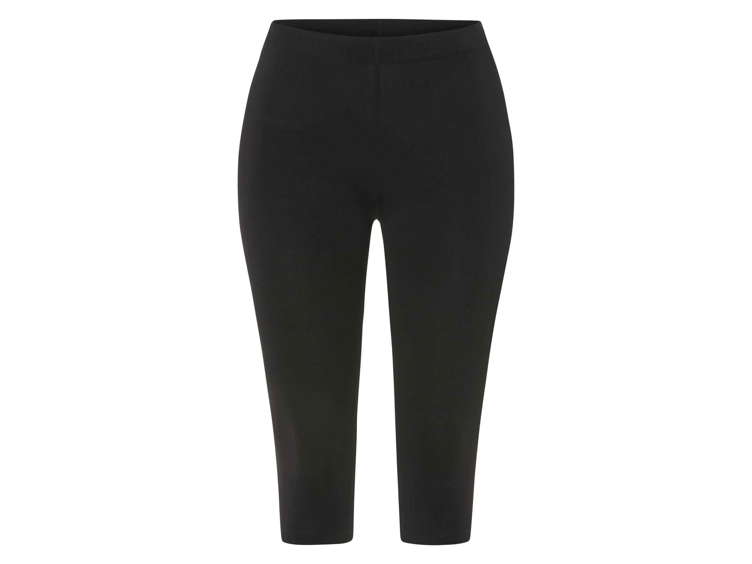 esmara® Dámské capri legíny s BIO bavlnou (černá, S(36/38))